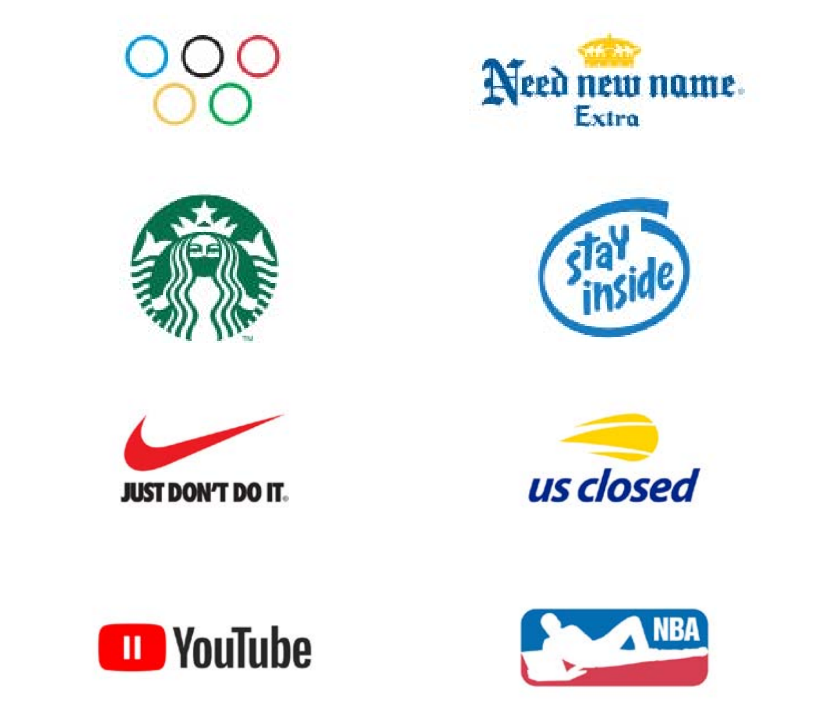 Логотипы знаменитых модных брендов