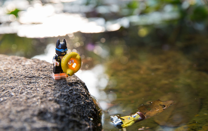 Лего-Бэтмен. Фото Рик Це, фотограф из Гонконга.