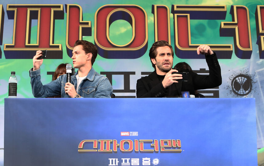 Том Холланд  и Джейк Джилленхол. Фото Getty