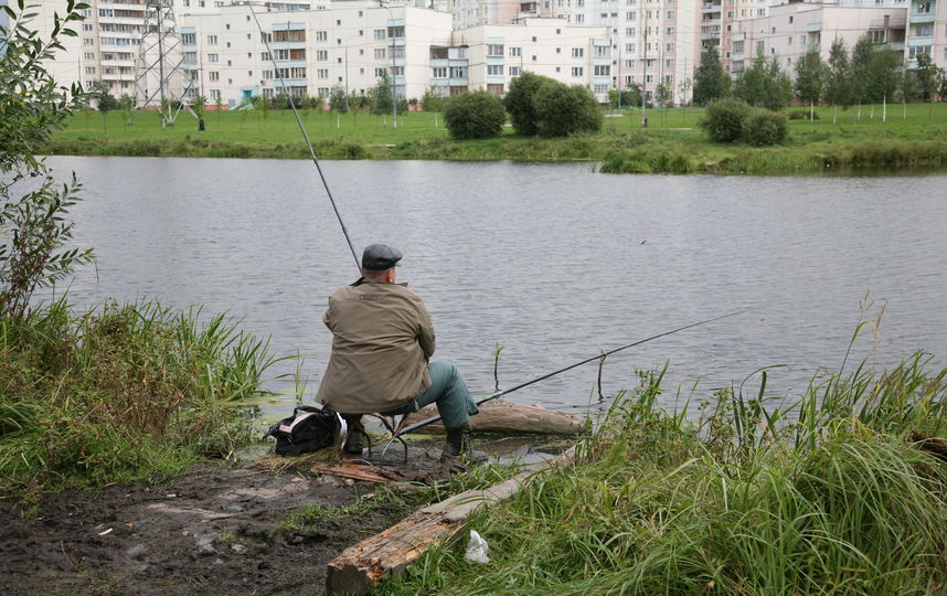 Столичная рыбалка. Фото Василий Кузьмичёнок