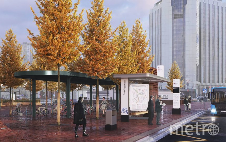 Проектное решение. Фото бюро Megabudka, предоставлено пресс-службой Москомархитектуры, "Metro"