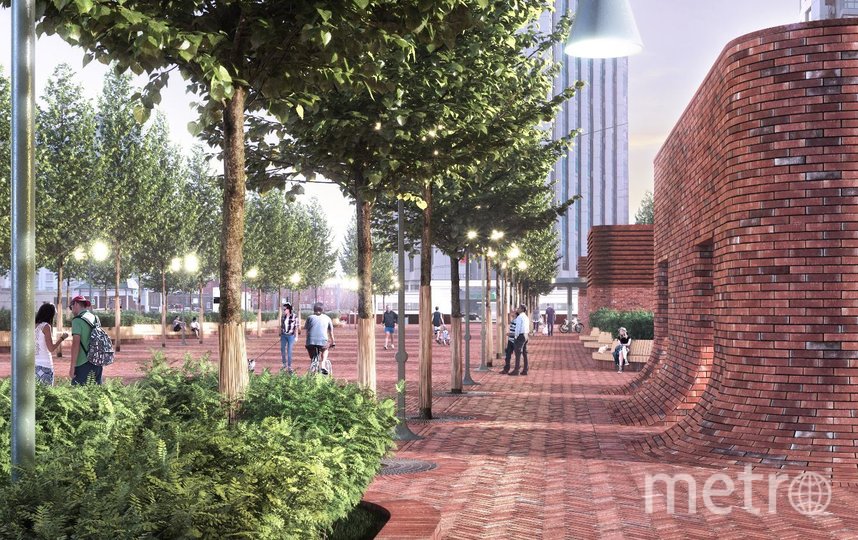 Проектное решение. Фото бюро Megabudka, предоставлено пресс-службой Москомархитектуры, "Metro"