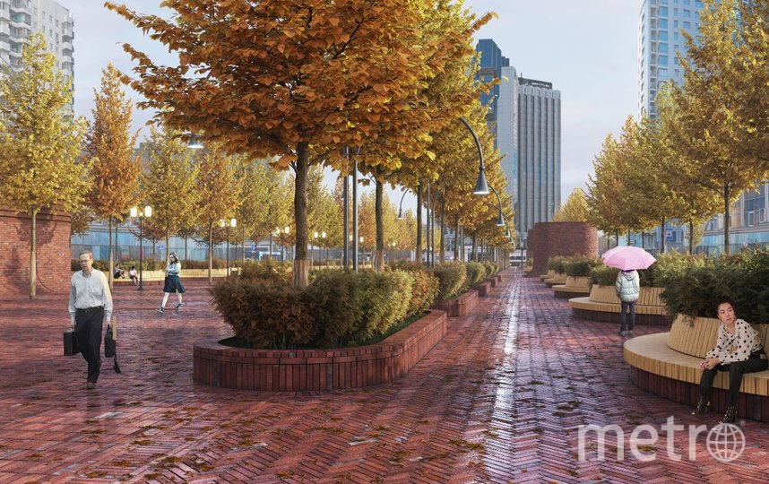 Проектное решение. Фото бюро Megabudka, предоставлено пресс-службой Москомархитектуры, "Metro"