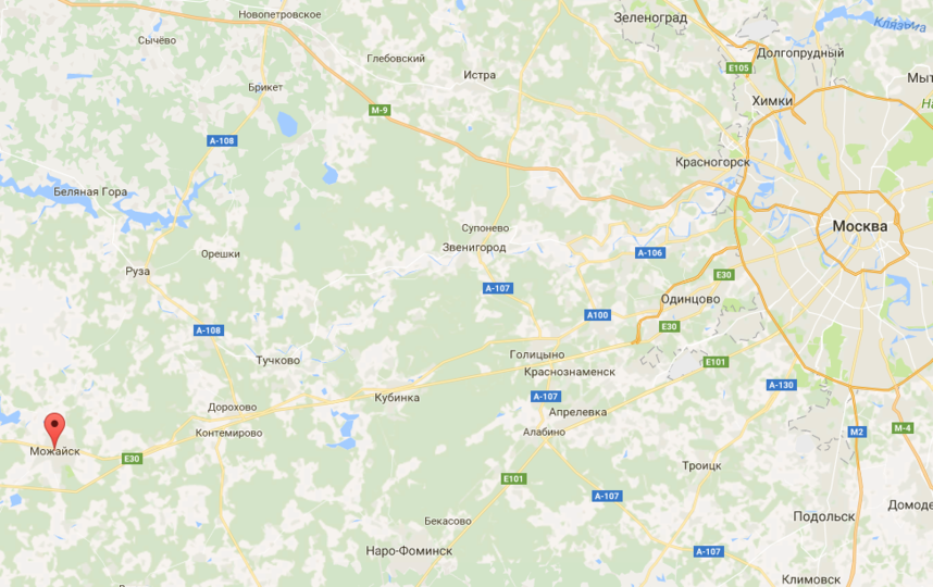В подмосковном Можайске уже месяц нет горячей воды. Фото google.ru/maps