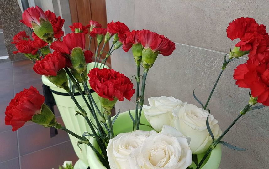 В Москве несут цветы погибшим в авиакатастрофе. Фото Василий Кузьмичёнок