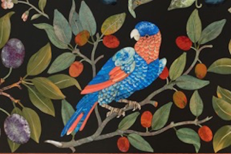 Столешница второй половины XVII века с мозаиками pietre dure. Фото фото предоставлено ГМИИ им. А. С. Пушкина