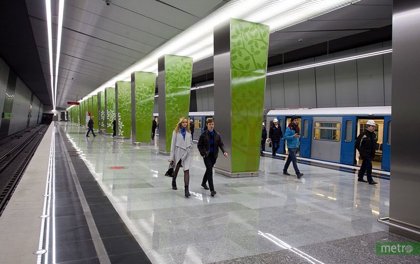 Перед Новым годом метро Москвы запустит три праздничных поезда. Фото Василий Кузьмичёнок