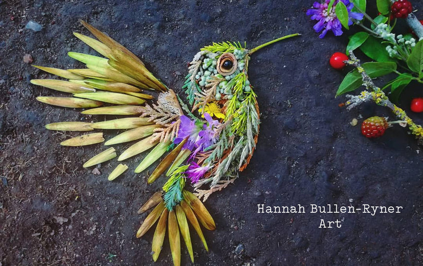 Фотограф создает тропических птиц из натуральных материалов