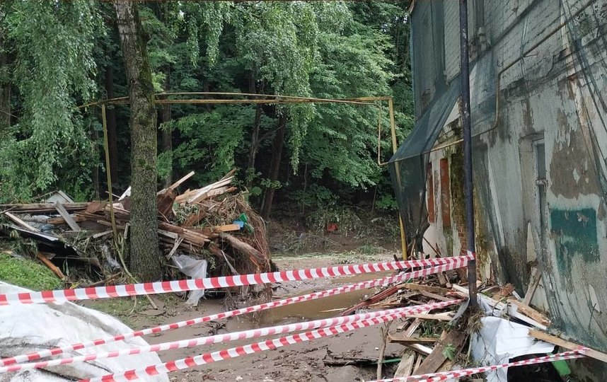 Руза после стихии. Фото скриншот https://www.instagram.com/madam_kvasova/?hl=ru