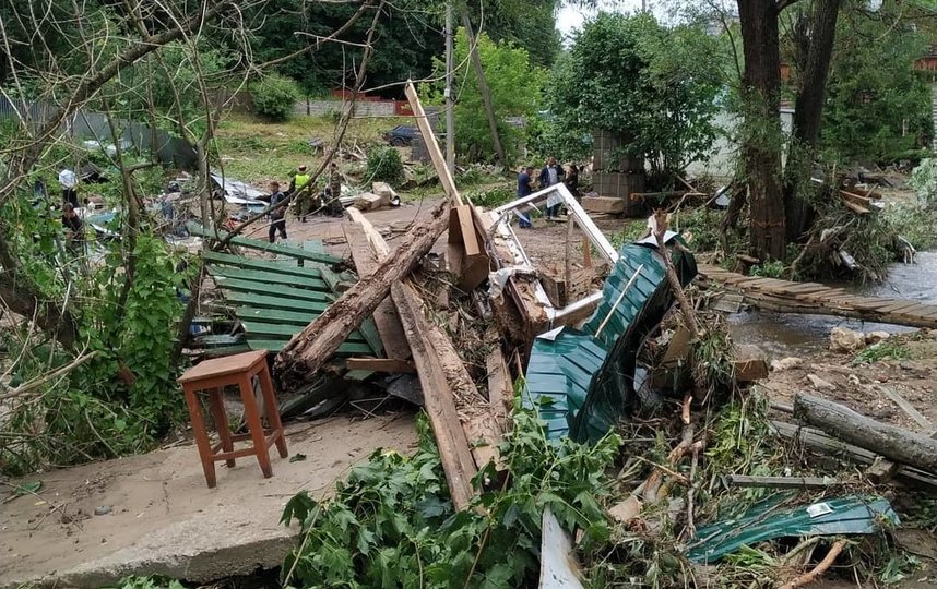 Руза после стихии. Фото скриншот https://www.instagram.com/madam_kvasova/?hl=ru