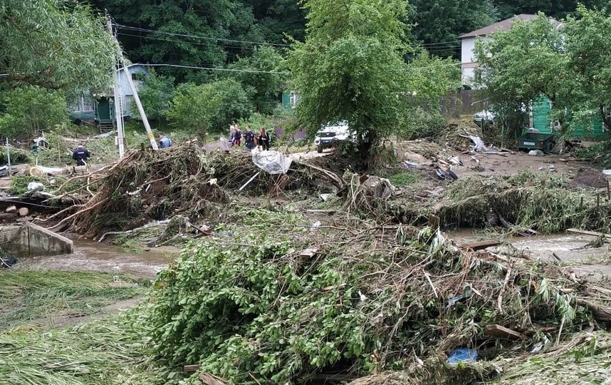 Руза после стихии. Фото скриншот https://www.instagram.com/madam_kvasova/?hl=ru