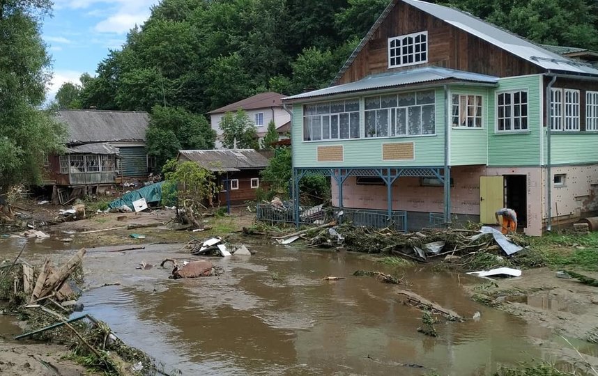 Руза после стихии. Фото скриншот https://www.instagram.com/madam_kvasova/?hl=ru