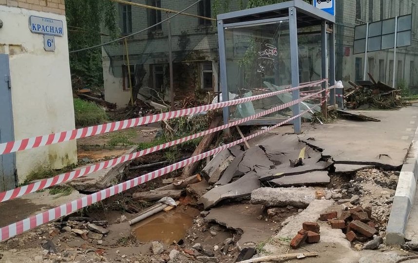 Руза после стихии. Фото скриншот https://www.instagram.com/madam_kvasova/?hl=ru