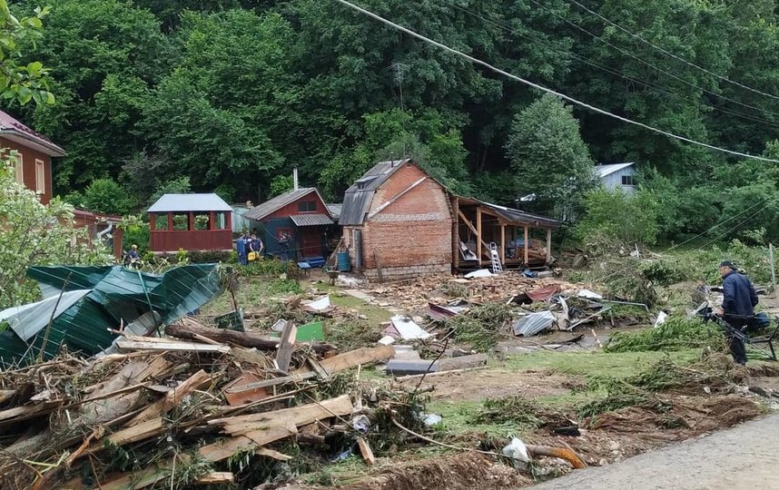 Руза после стихии. Фото скриншот https://www.instagram.com/madam_kvasova/?hl=ru