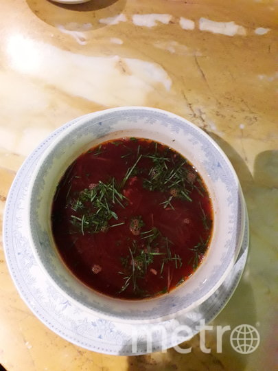 Борщ с говядиной и сливой. Фото Мария Позина, "Metro"