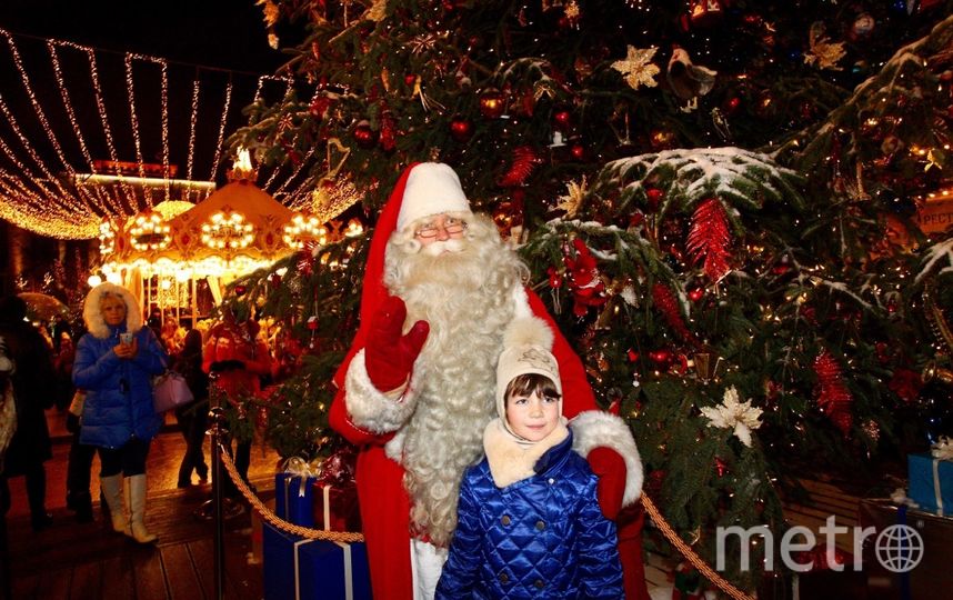 Санта в столице. Фото Василий Кузьмичёнок, "Metro"
