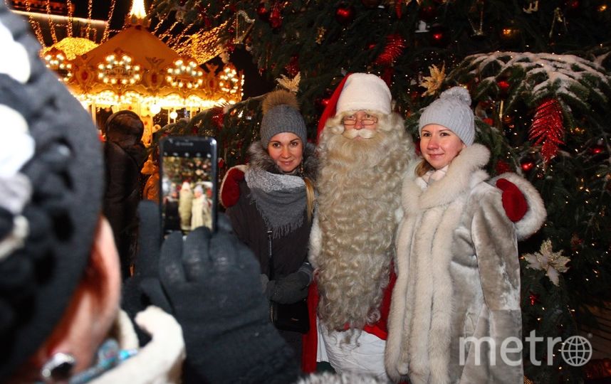 Санта в столице. Фото Василий Кузьмичёнок, "Metro"