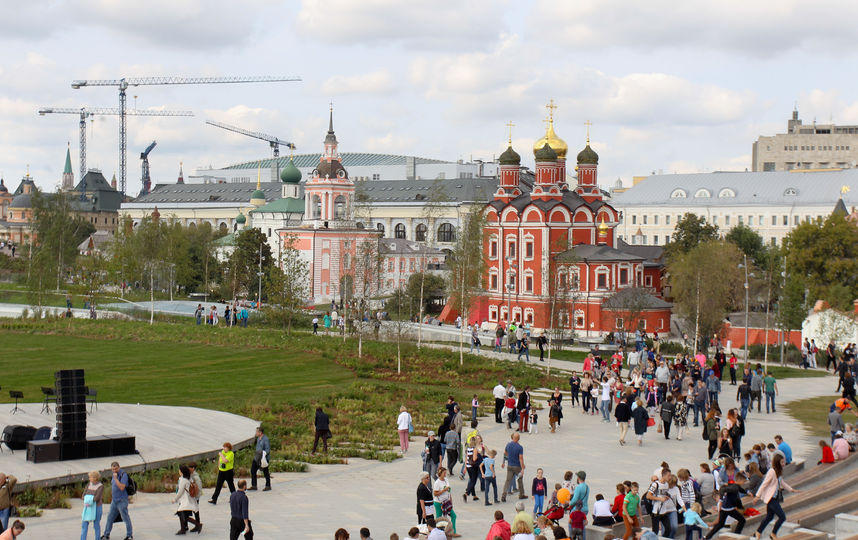Парк "Зарядье". Фото Василий Кузьмичёнок