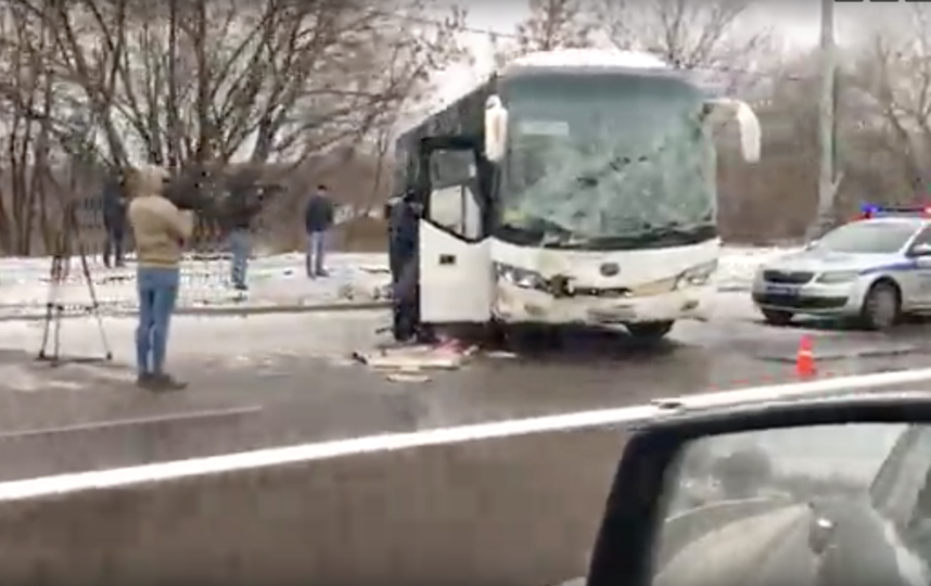 Скриншот видео vk.com/msk_today.