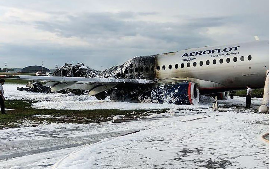 СК назвал окончательную причину аварии SSJ-100 в Шереметьево