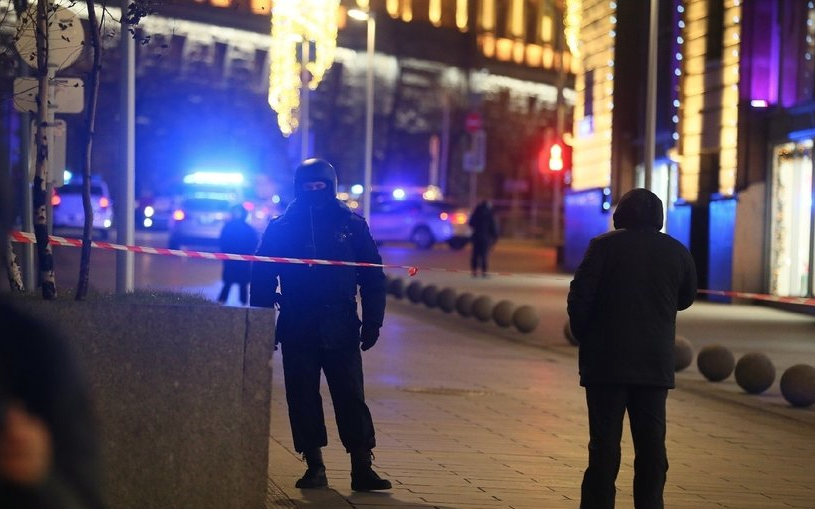Стрельба произошла вечером 19 декабря у здания ФСБ России на улице Большая Лубянка. Фото Василий Кузьмичёнок
