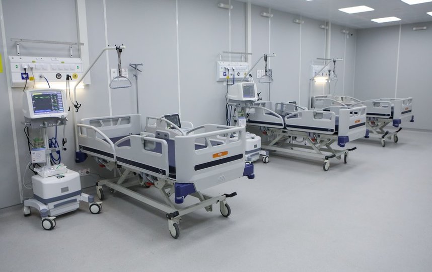 Временный госпиталь для больных коронавирусом в конгрессно-выставочном центре «Сокольники». Фото АГН "Москва" | Андрей Никеричев