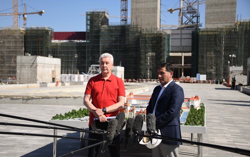 Ход строительства "Острова мечты". Фото vk.com/mossobyanin, vk.com