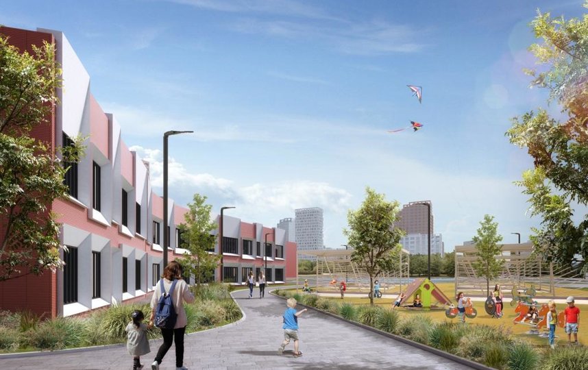 Микрорайоны 137-138 района Выхино-Жулебино. Проект. Фото предоставлено пресс-службой Москомархитектуры