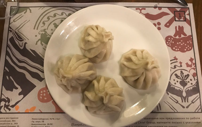 Хинкали с телятиной. Фото Индира Шестакова