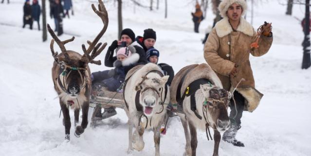 Начать зимние гулянья.