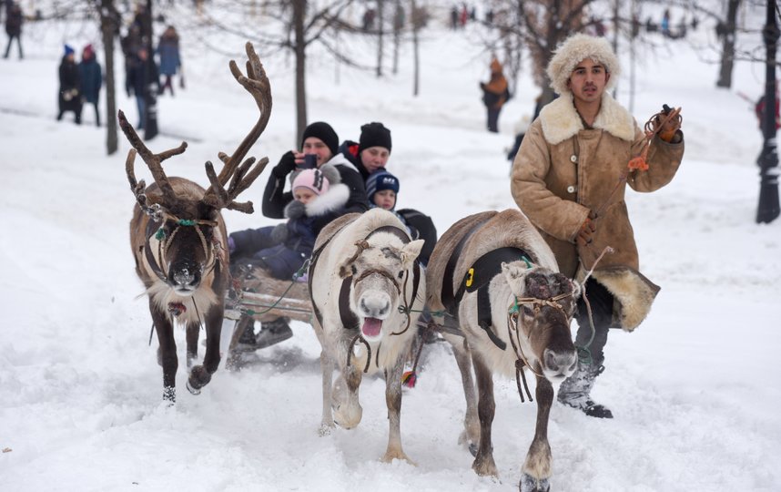 Начать зимние гулянья. Фото агентство "Москва"