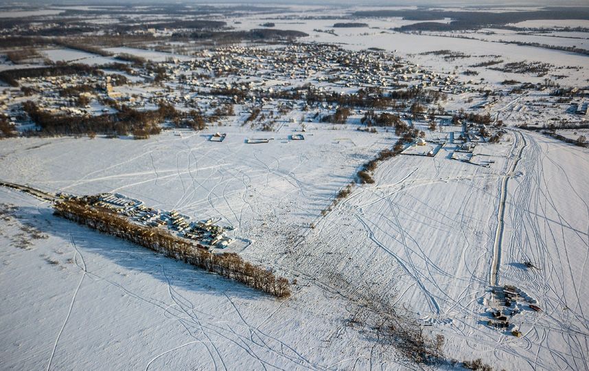 Место крушения Ан-148. Фото AFP