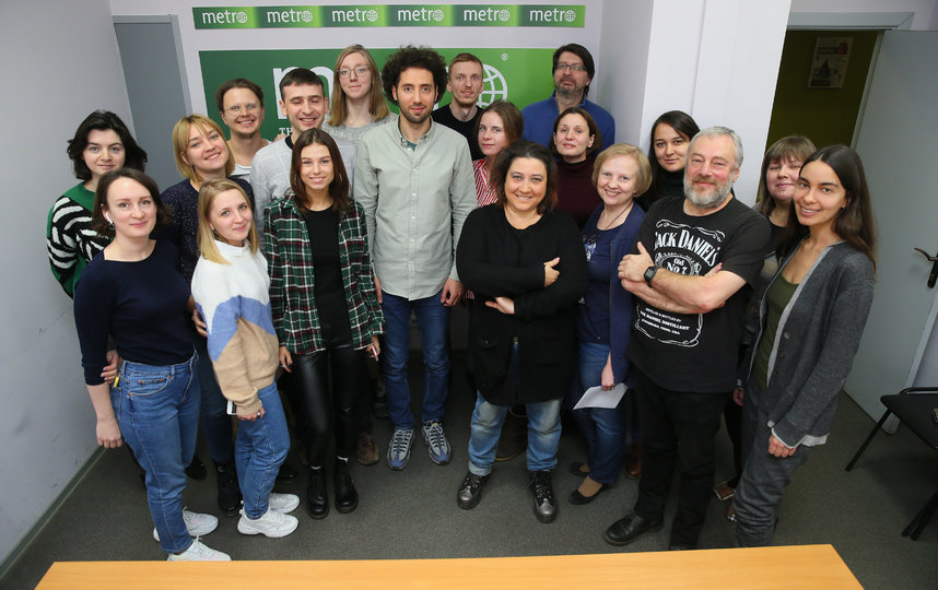 Дмитрий Романов в редакции Metro-Москва. Фото Василий Кузьмичёнок