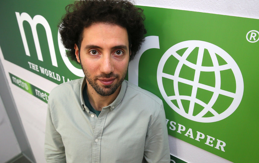 Дмитрий Романов в редакции Metro-Москва. Фото Василий Кузьмичёнок