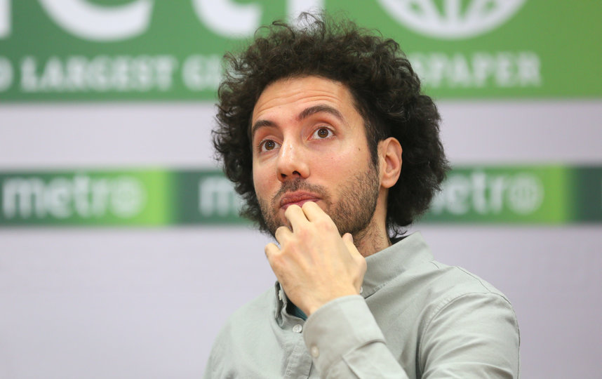 Дмитрий Романов в редакции Metro-Москва. Фото Василий Кузьмичёнок