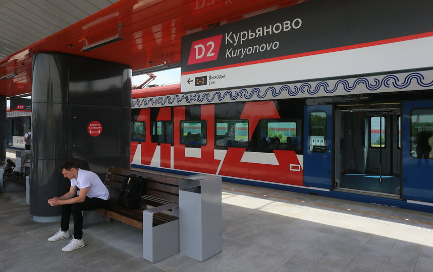 Новая станция МЦД-2 "Курьяново". Фото Василий Кузьмичёнок