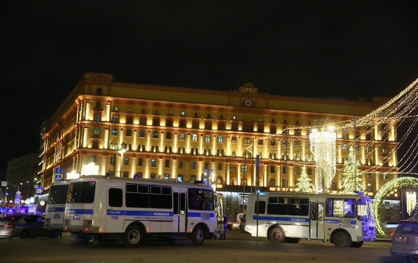 У здания ФСБ на Лубянке произошла стрельба. Фото Василий Кузьмичёнок