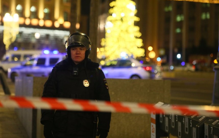 У здания ФСБ на Лубянке произошла стрельба. Фото Василий Кузьмичёнок