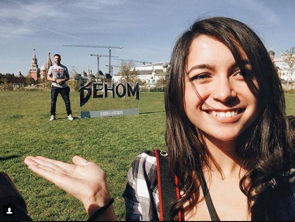 Том Харди в парке "Зарядье". Фото скриншот Instagram prostota