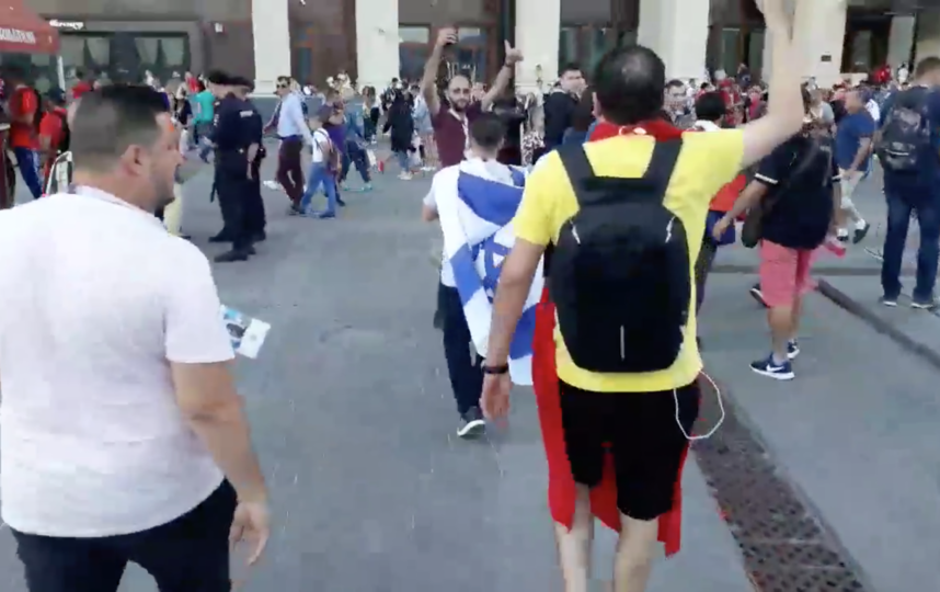 Скриншот из видео. Фото facebook.com/tounesfootball