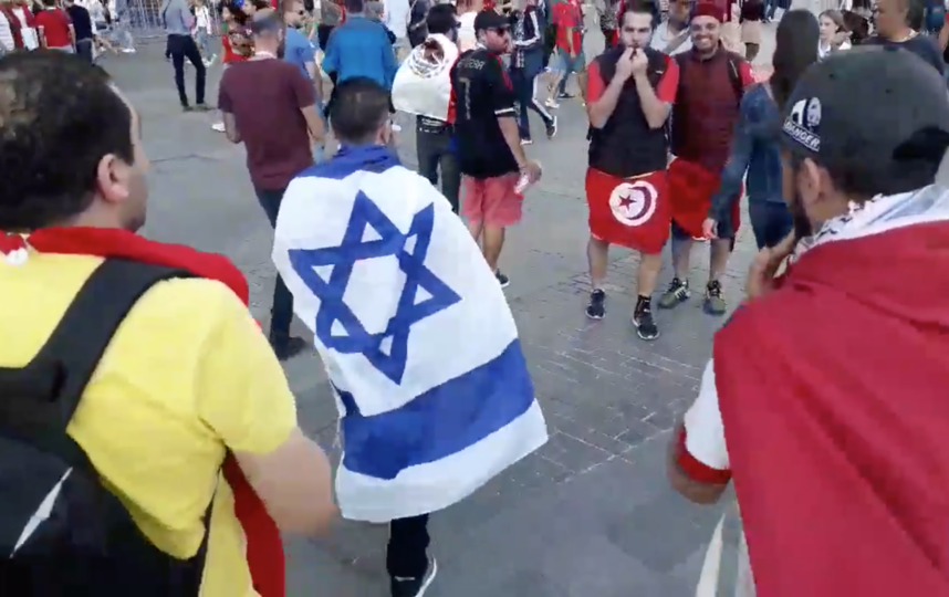 Скриншот из видео. Фото facebook.com/tounesfootball