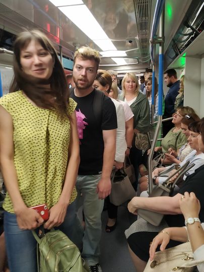 С места открытия станций. Фото Василий Кузьмичёнок