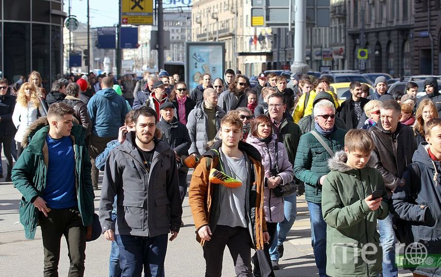 В центре Москвы прошла акция против коррупции. Фото Василий Кузьмичёнок., "Metro"