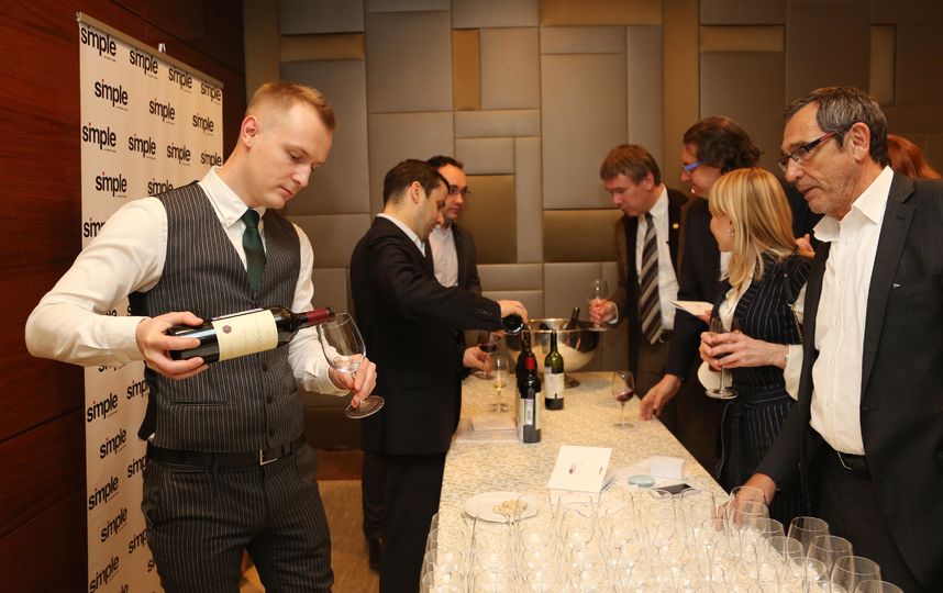 Дегустация калифорнийских вин после просмотра фильма. Фото пресс-служба посольства США в РФ