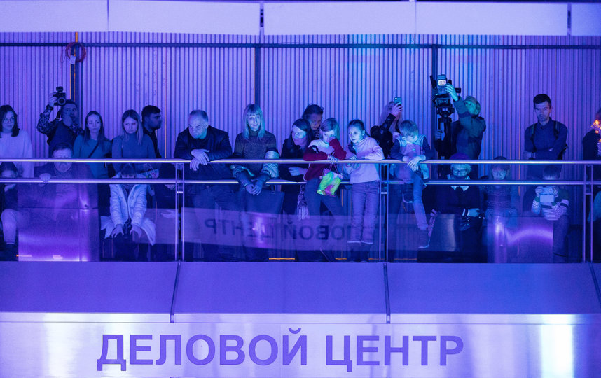 Ледовое шоу на станции "Деловой центр". Фото предоставлено пресс-службой метрополитена