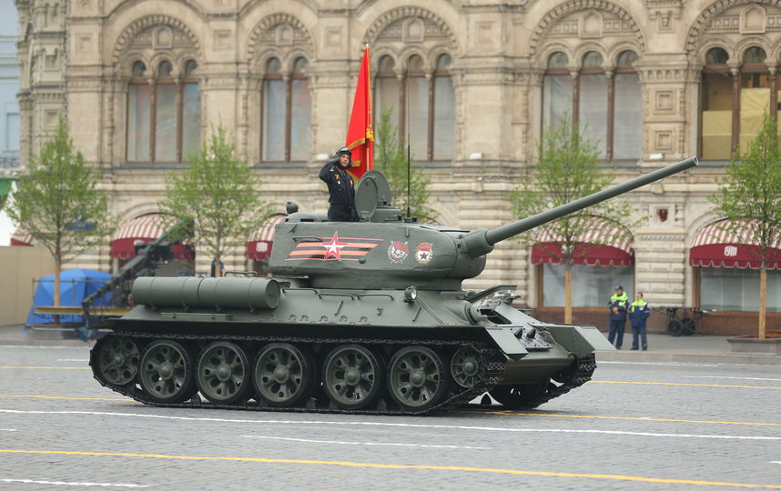 Бронетехника на Параде Победы в Москве. Фото Василий Кузьмичёнок