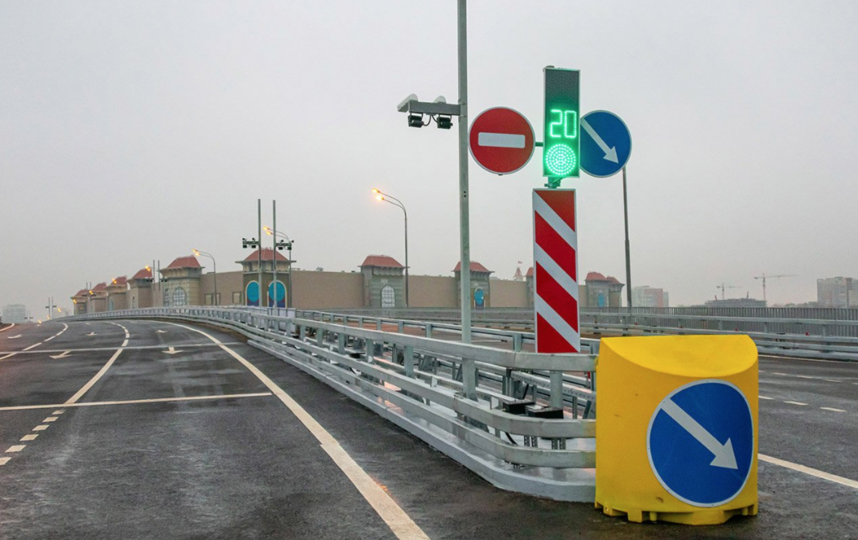 В Москве открыли автомобильный мост через Кожуховский затон. Фото пресс-служба мэра и правительства Москвы, Максим Мишин
