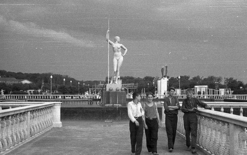 Девушка с веслом. Фото предоставлено пресс-службой парка Горького