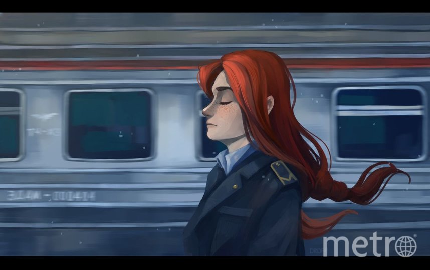 Рисунок Софьи, посвящённый любимой и желанной работе. Фото предоставлено героиней материала, "Metro"