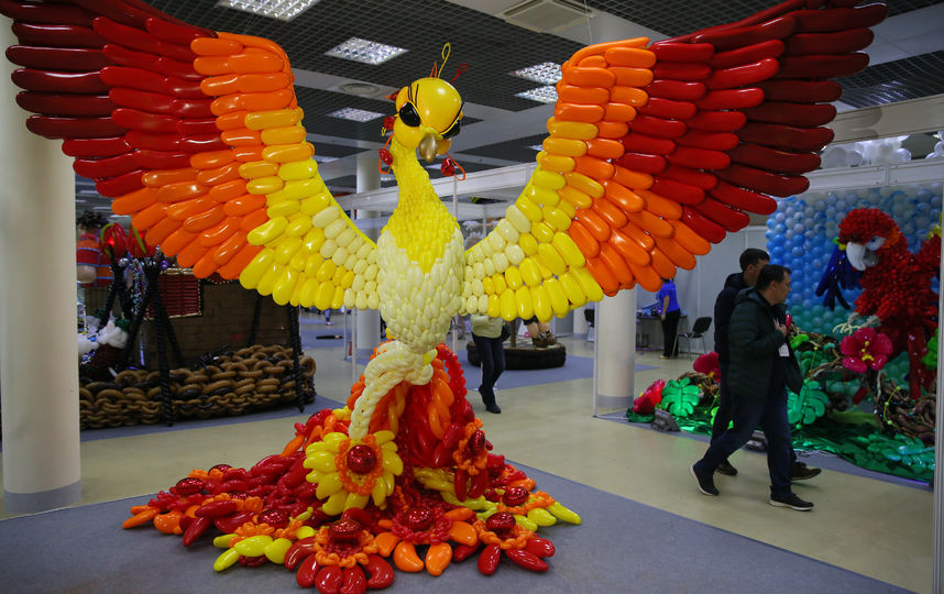 На Красной Пресне проходит XX Московский международный фестиваль воздушных шаров. Фото Василий Кузьмичёнок